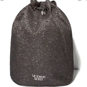 Victoria Secret Glitter Drawstring Bag